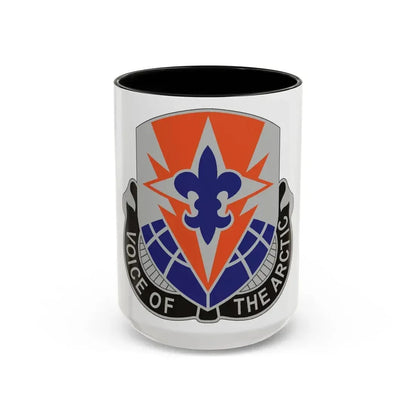 59 Signal Battalion (U.S. Army) Accent Coffee Mug 15oz Black - Go Mug Yourself