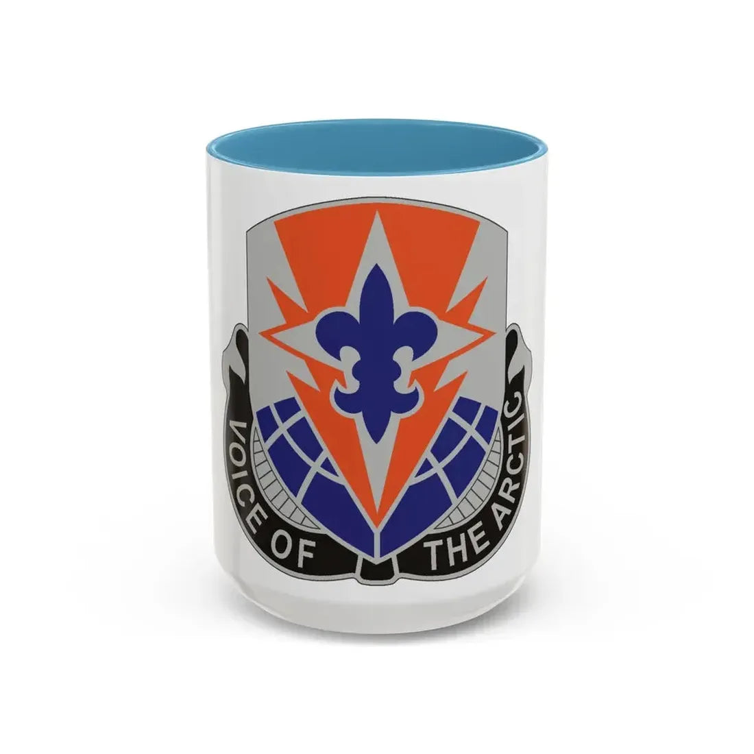 59 Signal Battalion (U.S. Army) Accent Coffee Mug 15oz Light Blue - Go Mug Yourself