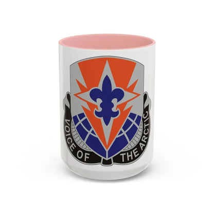 59 Signal Battalion (U.S. Army) Accent Coffee Mug 15oz Pink - Go Mug Yourself