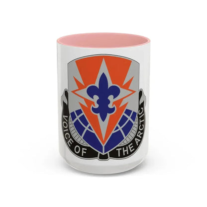 59 Signal Battalion (U.S. Army) Accent Coffee Mug 15oz Pink - Go Mug Yourself