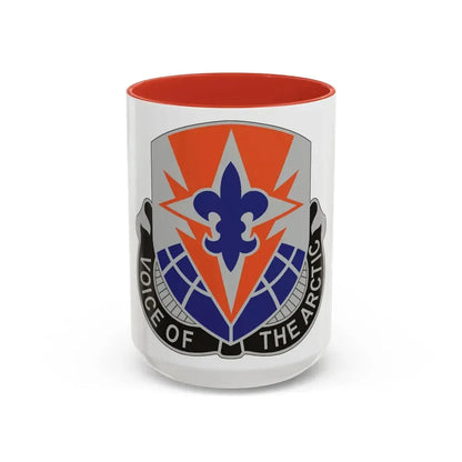 59 Signal Battalion (U.S. Army) Accent Coffee Mug 15oz Red - Go Mug Yourself