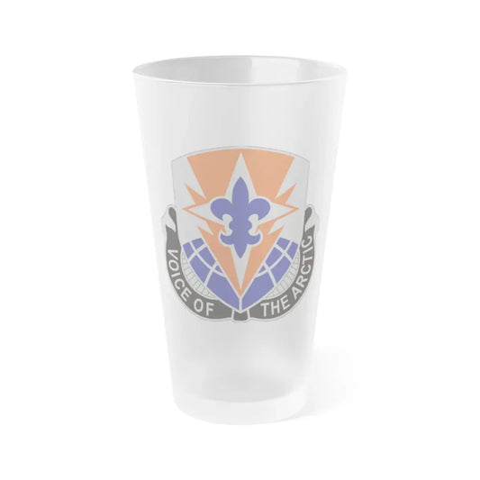 59 Signal Battalion (U.S. Army) Frosted Pint Glass 16oz Default Title - Go Mug Yourself