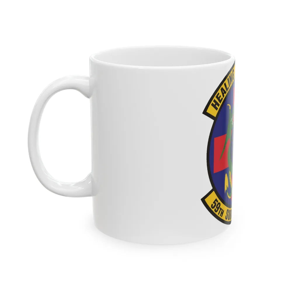 59 Surgical Operations Squadron AETC (U.S. Air Force) White Coffee Mug-Go Mug Yourself