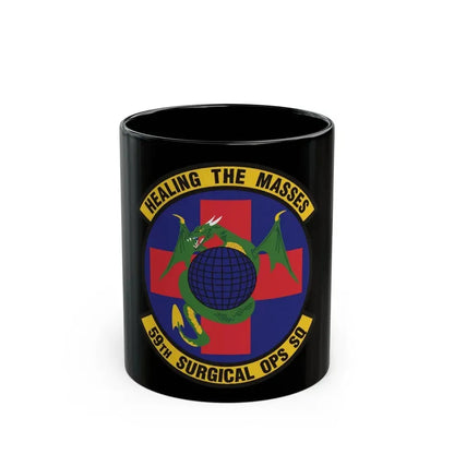 59 Surgical Operations Squadron AETC (U.S. Air Force) Black Coffee Mug 11oz - Go Mug Yourself
