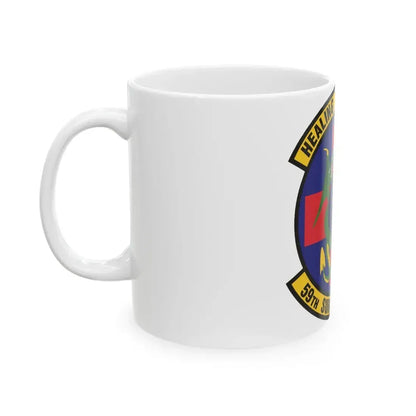 59 Surgical Operations Squadron AETC (U.S. Air Force) White Coffee Mug - Go Mug Yourself