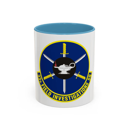33d Field Investigations Squadron (U.S. Air Force) Accent Coffee Mug