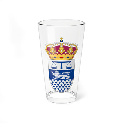 Varbergs tingsrätt vapen (Sweden) (Coat of Arms) Pint Glass 16oz