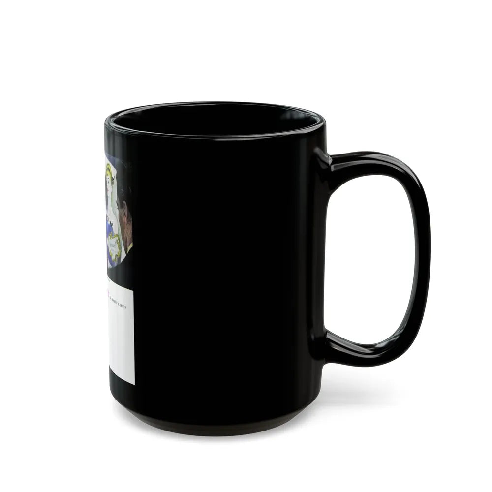 Come Be My Love (1), Saturday Evening Post, August 2, 1947 - Black Coffee Mug-Go Mug Yourself