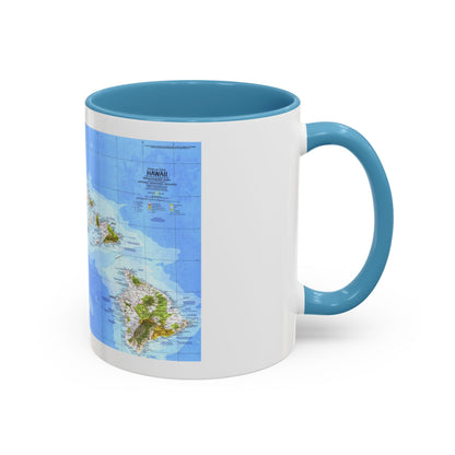 USA - Hawaii (1976) (Map) Accent Coffee Mug