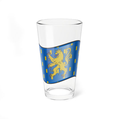 Nuvola Franche-Comte flag (France) Pint Glass 16oz