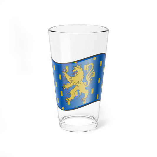 Nuvola Franche-Comte flag (France) Pint Glass 16oz