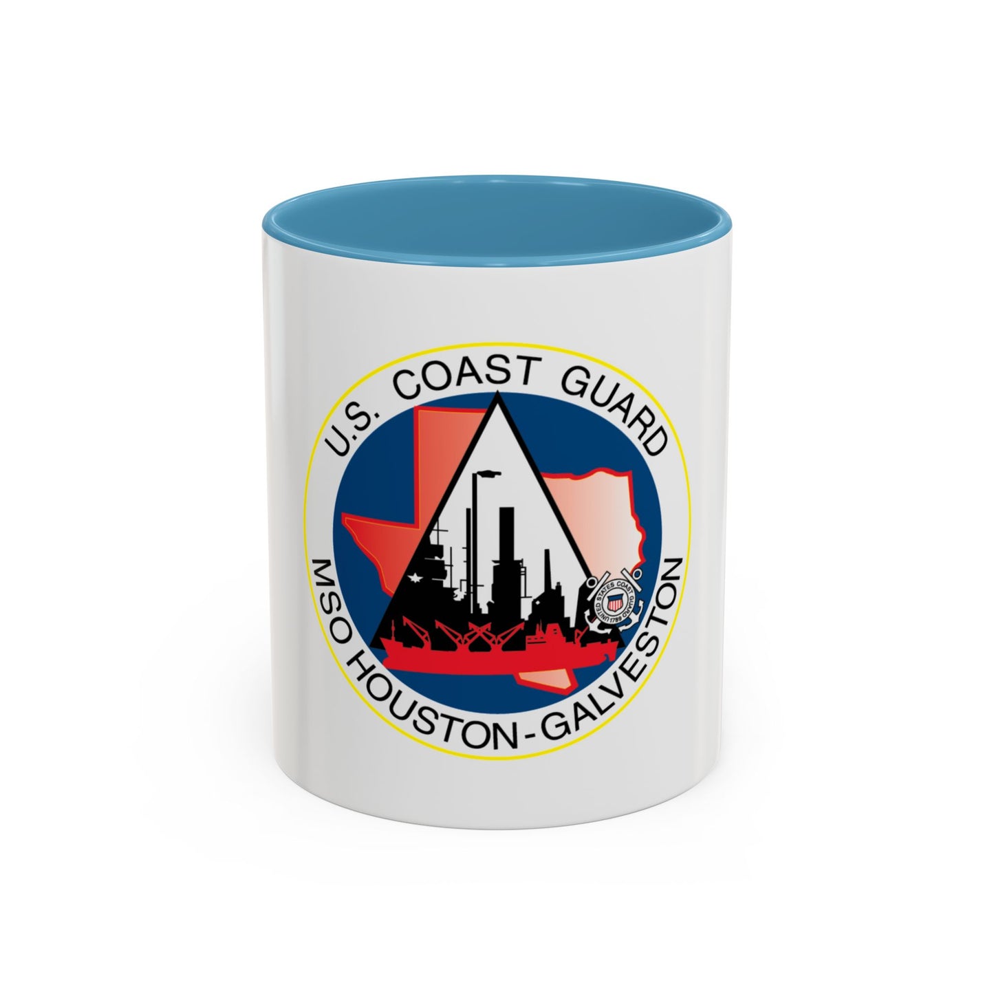 USCG MSO Houston Galveston (U.S. Coast Guard) Accent Coffee Mug