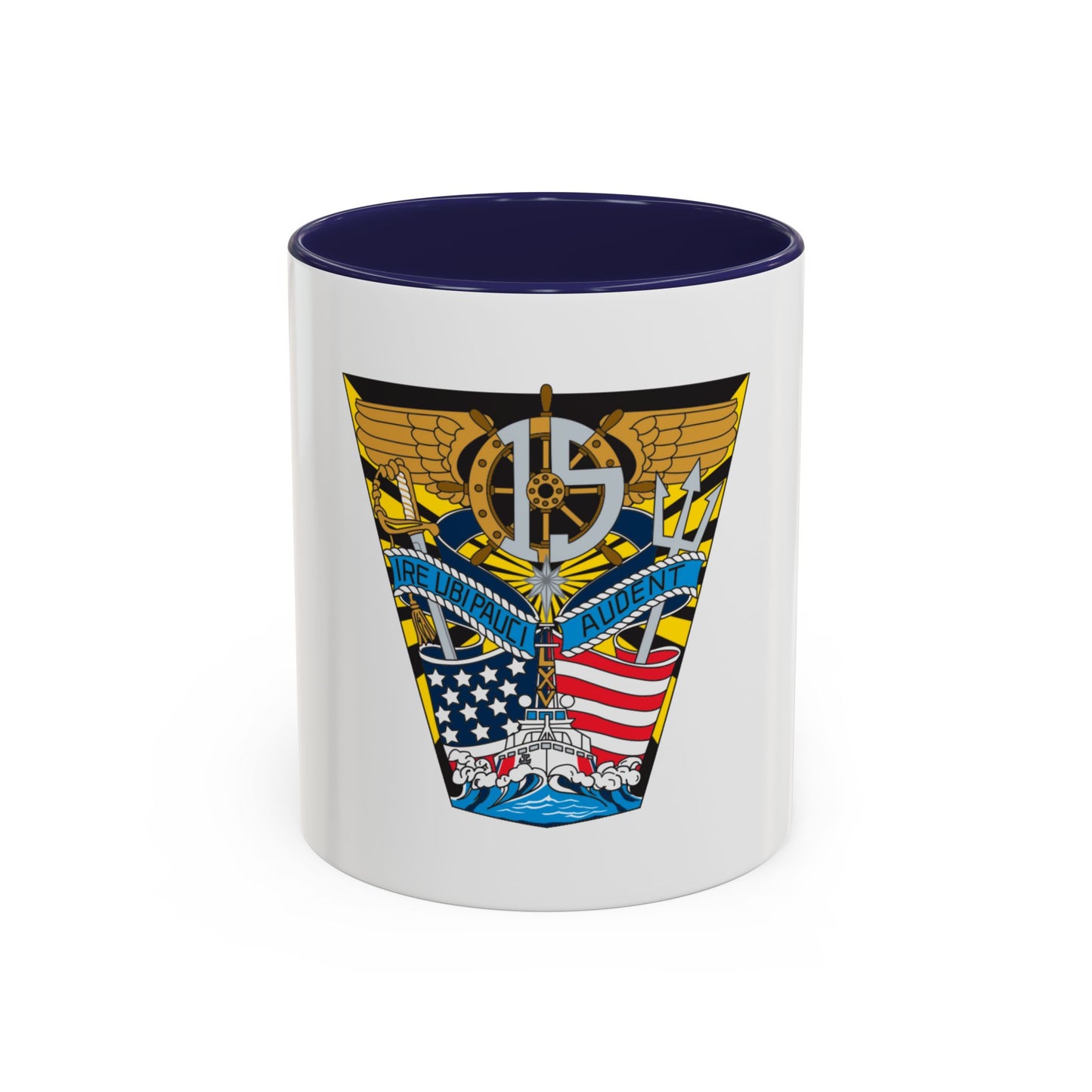 USCG Academy Audet (U.S. Coast Guard) Accent Coffee Mug