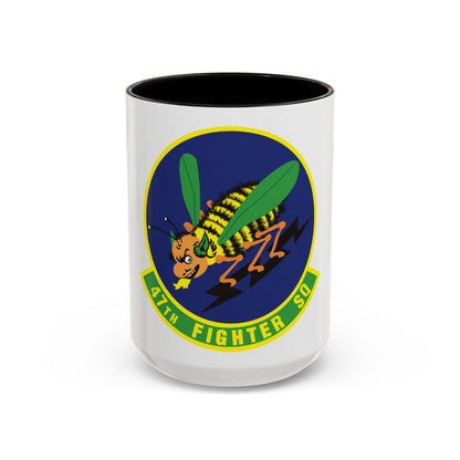 47th Fighter Squadron (U.S. Air Force) Accent Coffee Mug