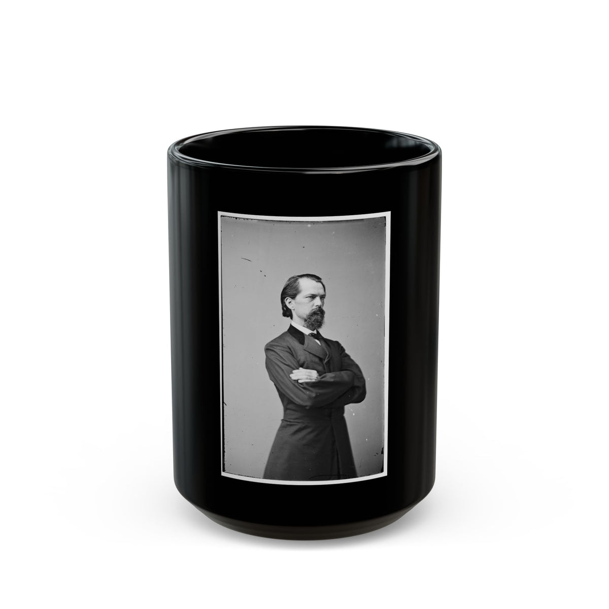 Portrait Of Gen. John B. Gordon, Officer Of The Confederate Army (U.S. Civil War) Black Coffee Mug