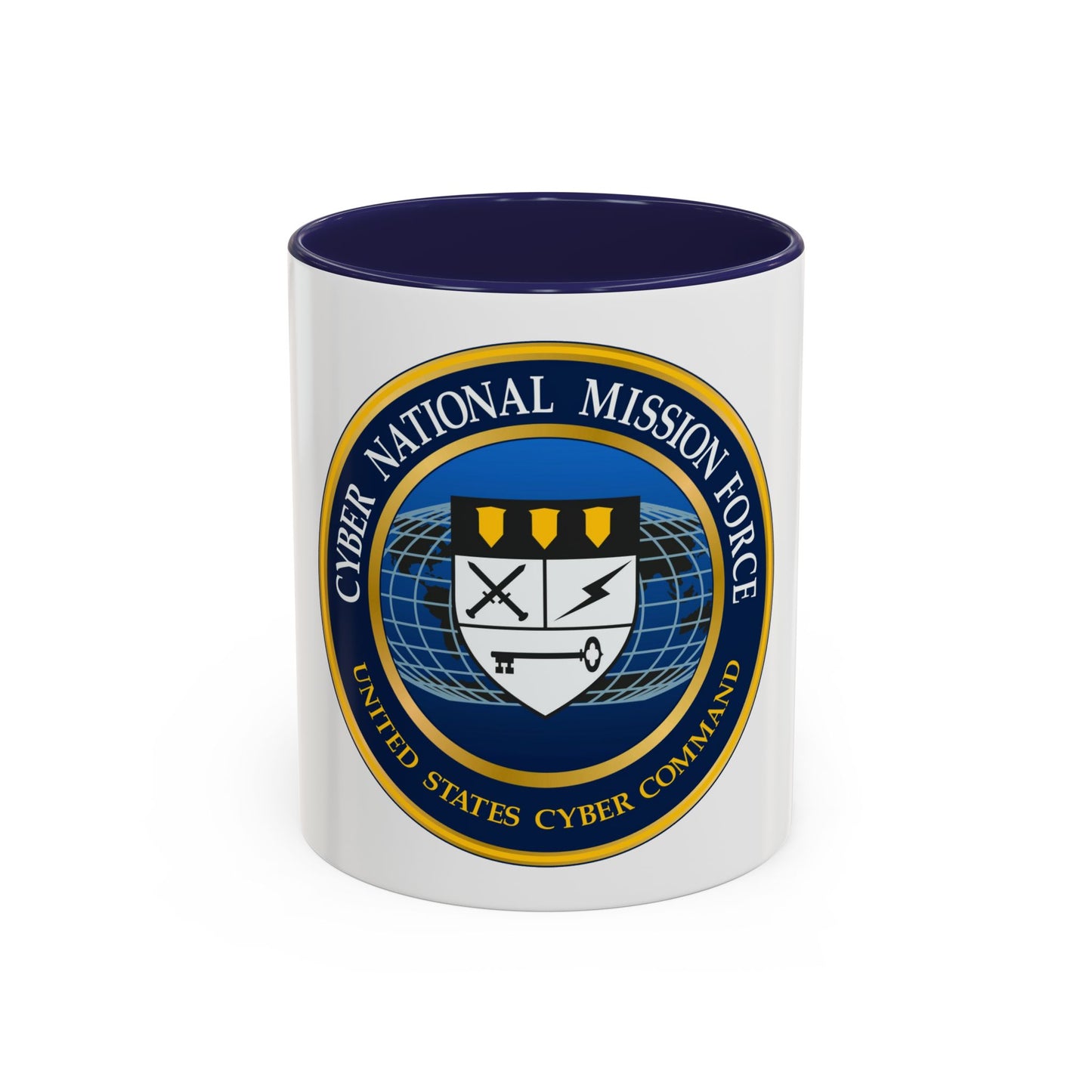 Cyber National Mission Force (U.S. Army) Accent Coffee Mug