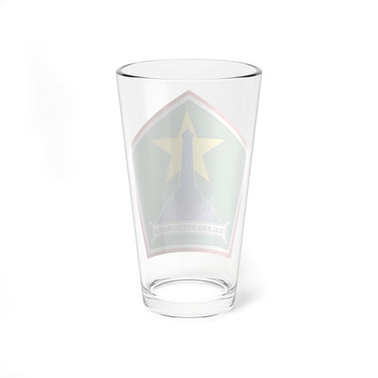 Seal of Malang City Logo Kota Malang (Indonesia) (Coat of Arms) Pint Glass 16oz