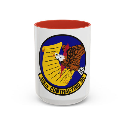 325th Contracting Squadron (U.S. Air Force) Accent Coffee Mug