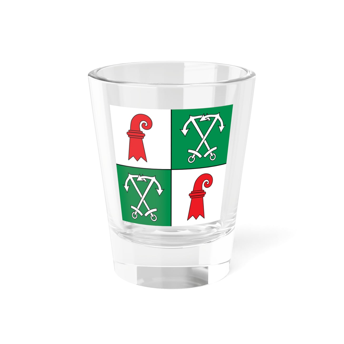 Flag of Franz-Xaver von Neveu (Switzerland) Shot Glass 1.5oz