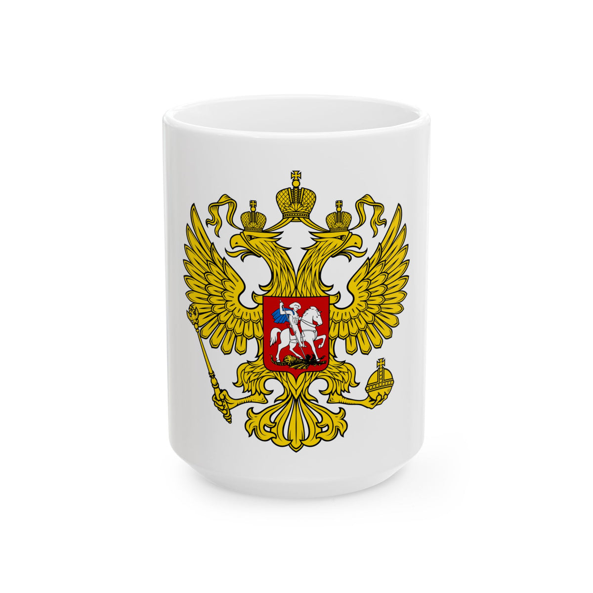 Coat of Arms of the Russian Federation 2 - White Coffee Mug