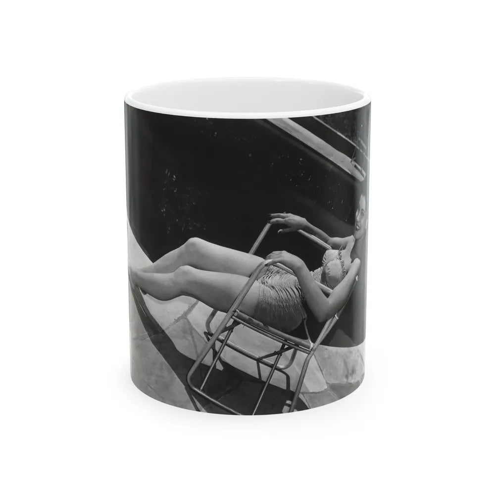 Debra Paget #626 (Vintage Female Icon) White Coffee Mug-11oz-Go Mug Yourself