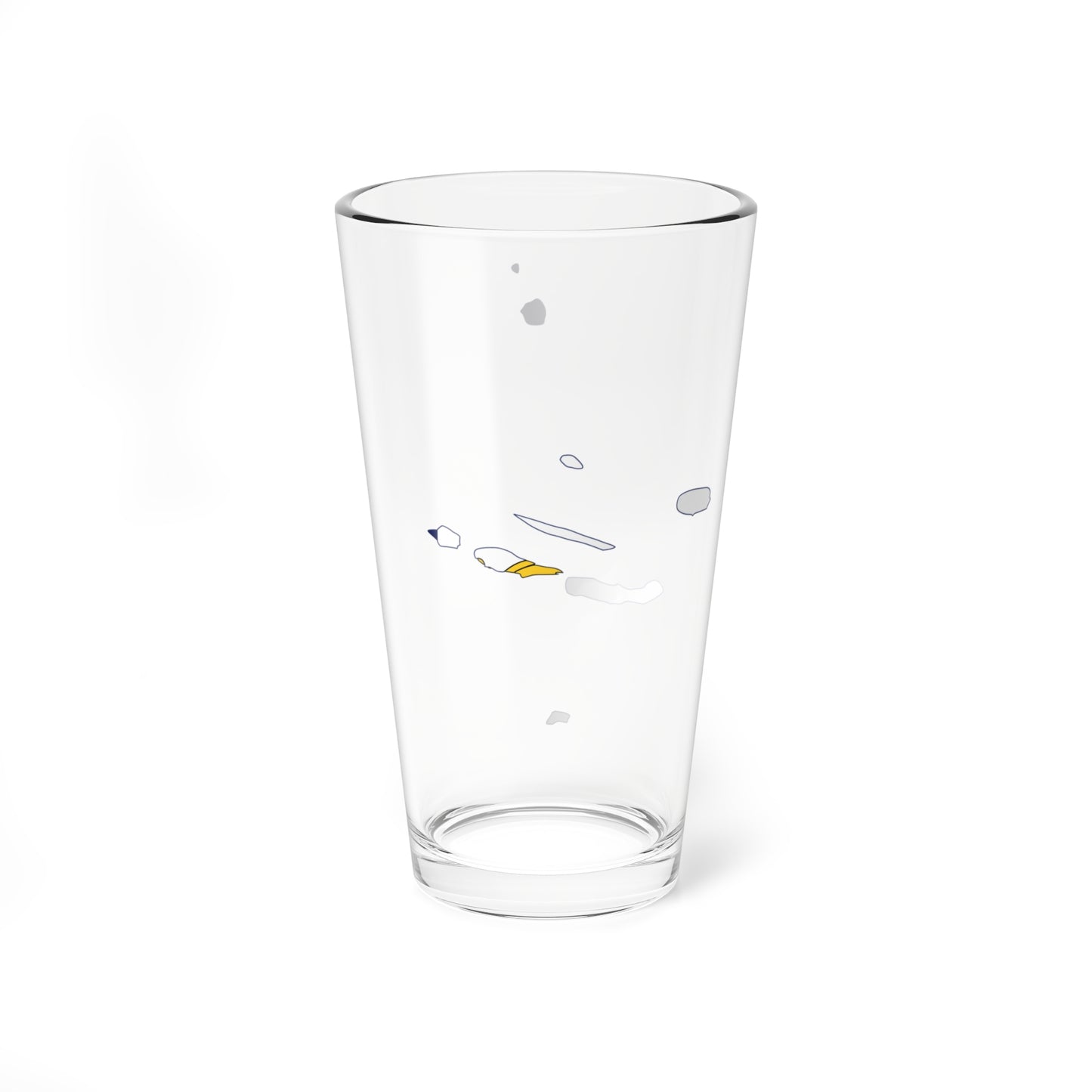 Flag-map of the Azores (Portugal) Pint Glass 16oz