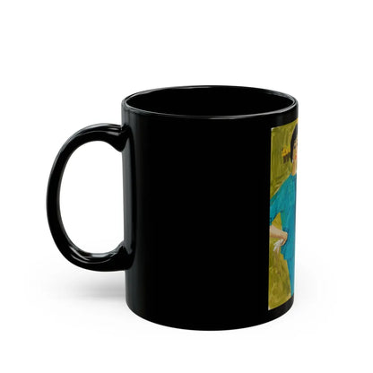 Fashion illustration - Black Coffee Mug-Go Mug Yourself