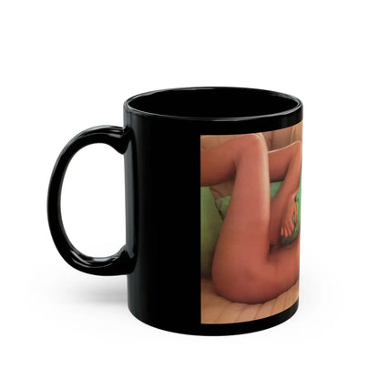 Ola Ray #114 (Vintage Female Icon) Black Coffee Mug-Go Mug Yourself