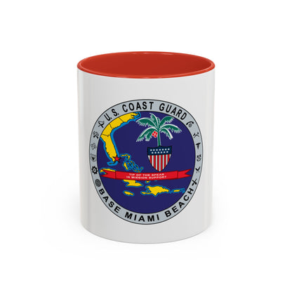 Base Miami Beach (U.S. Coast Guard) Accent Coffee Mug