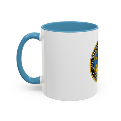 USCG 17th District (U.S. Coast Guard) Accent Coffee Mug