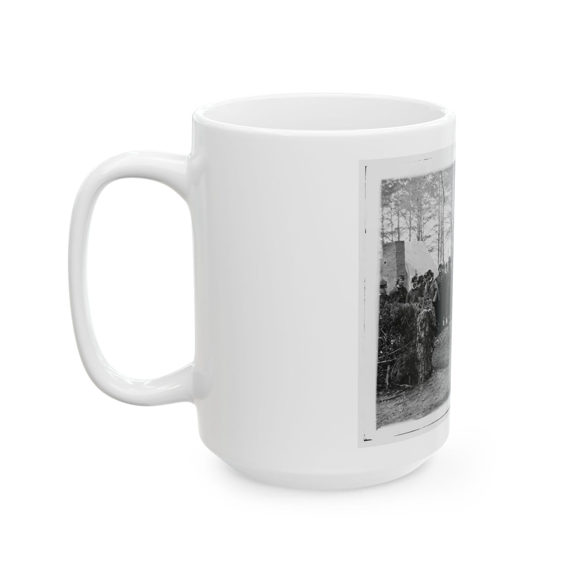 Brandy Station, Virginia (Vicinity). Gen. George G. Meade And Staff (U.S. Civil War) White Coffee Mug