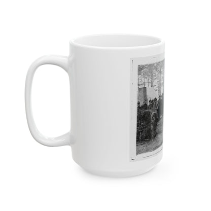 Brandy Station, Virginia (Vicinity). Gen. George G. Meade And Staff (U.S. Civil War) White Coffee Mug