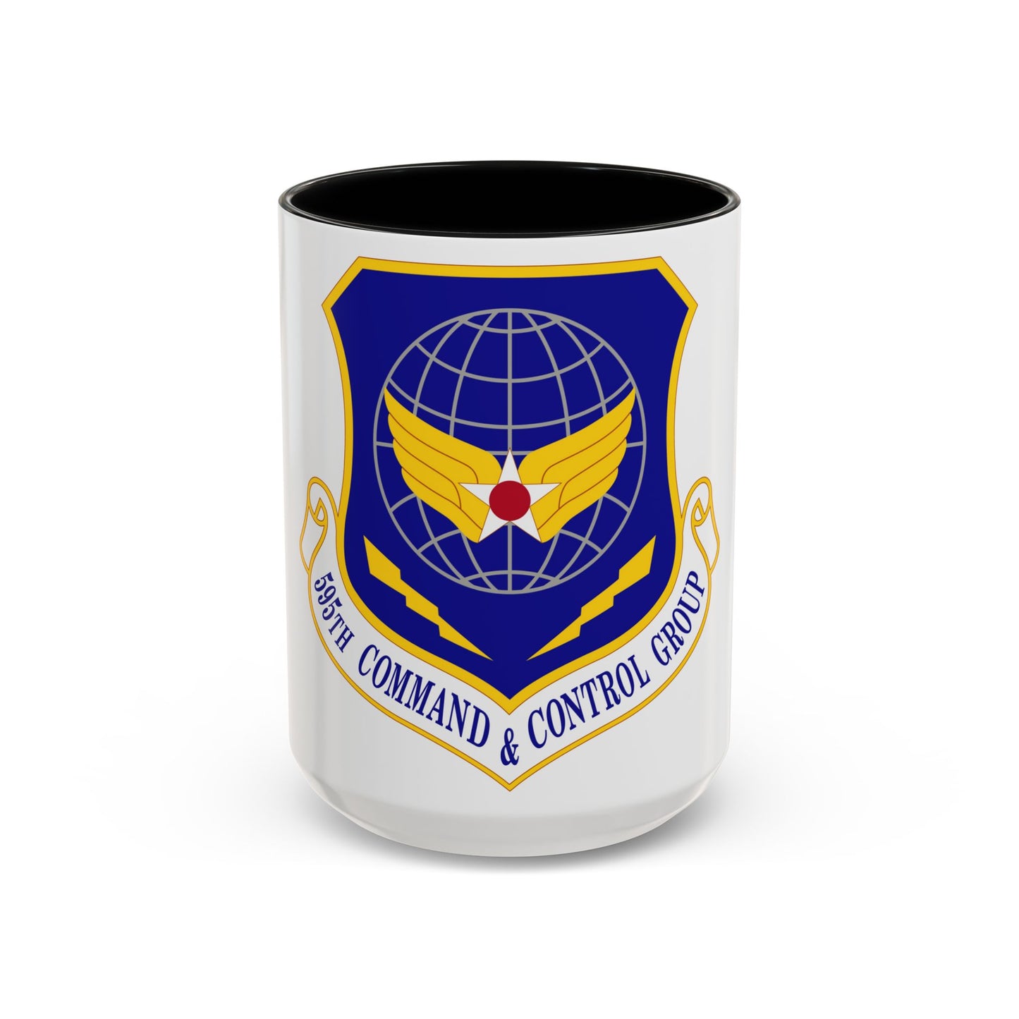 595 Command and Control Group AFSPC (U.S. Air Force) Accent Coffee Mug