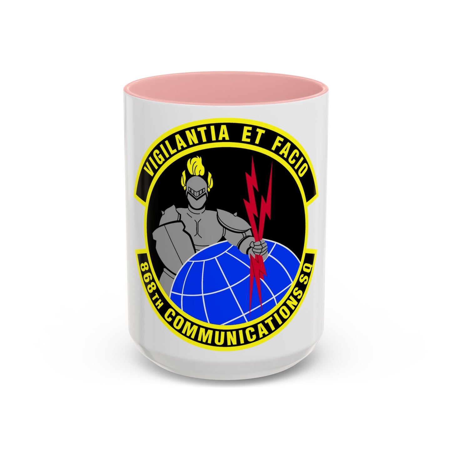 868th Communications Squadron (U.S. Air Force) Accent Coffee Mug