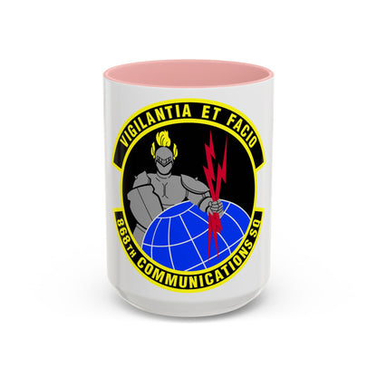 868th Communications Squadron (U.S. Air Force) Accent Coffee Mug