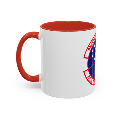 707 Force Support Squadron AFISRA (U.S. Air Force) Accent Coffee Mug