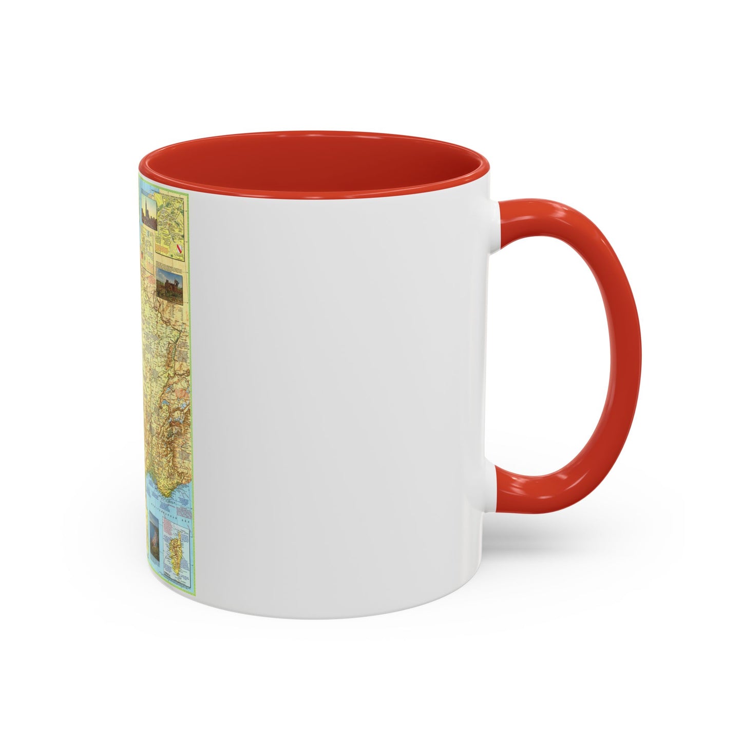 Tasse à café décorative France - Carte du voyageur 1 (1971) (Carte)