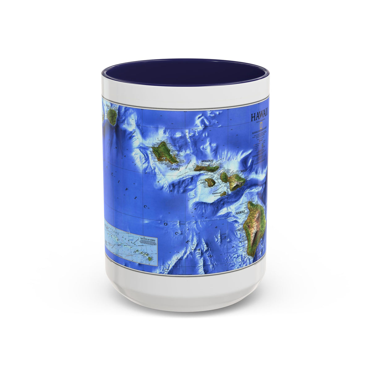 USA - Hawaii (1995) (Map) Accent Coffee Mug