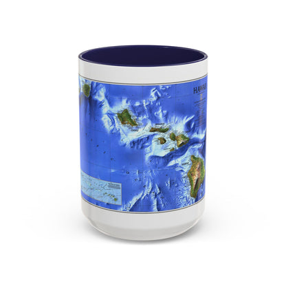 USA - Hawaii (1995) (Map) Accent Coffee Mug
