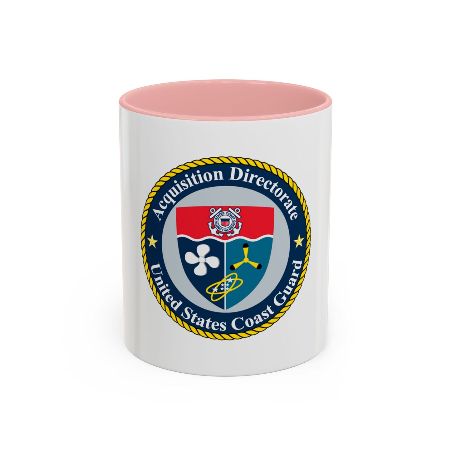 USCG Acquisition Directorate (U.S. Coast Guard) Accent Coffee Mug