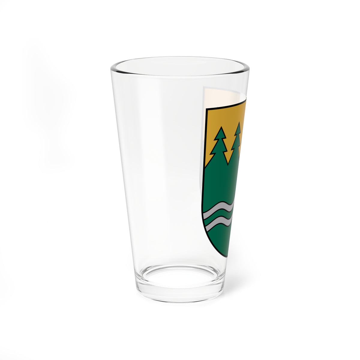 Līgatnes novads COA (Latvia) (Coat of Arms) Pint Glass 16oz