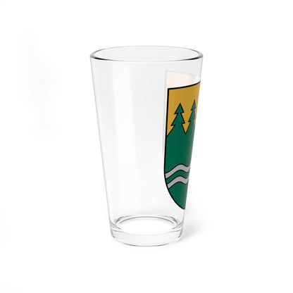 Līgatnes novads COA (Latvia) (Coat of Arms) Pint Glass 16oz