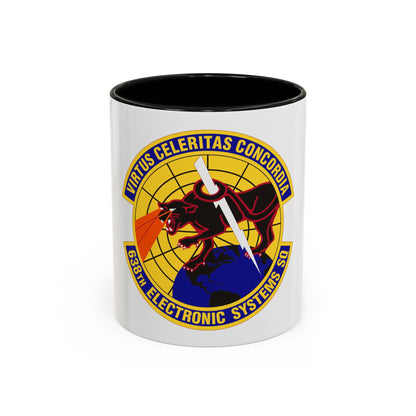 638th Electronic Systems Squadron (U.S. Air Force) Accent Coffee Mug