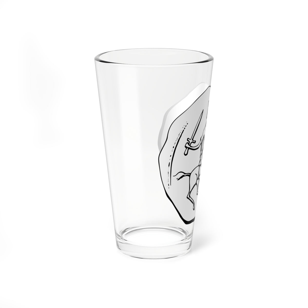 Seal of Alexander Nevsky 1236 Avers (Belarus) (Coat of Arms) Pint Glass 16oz