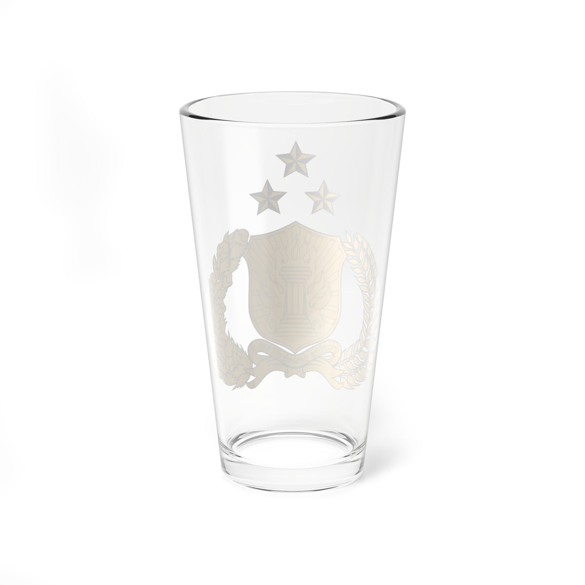 Polri Logo (Indonesia) (Coat of Arms) Pint Glass 16oz