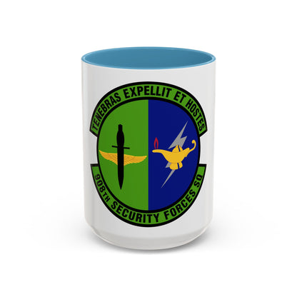 908th Security Forces Squadron (U.S. Air Force) Accent Coffee Mug