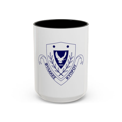 Cyprus Prisons Department - Accent Coffee Mug