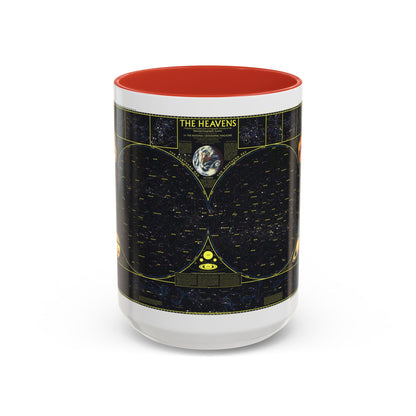 Heavens. The (1970) (Map) Accent Coffee Mug
