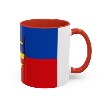 Flag of Cloppenburg Germany - Accent Coffee Mug-Go Mug Yourself