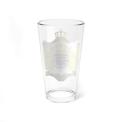 Grandes armes Luxembourg (Luxembourg) (Coat of Arms) Pint Glass 16oz